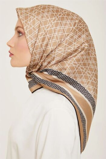 Armine Armi̇ne Twill Silk Scarf 2024 Summer Season 9167D02-34