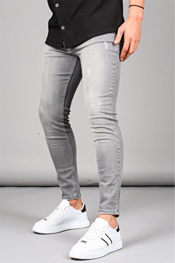 Madmext Super Skinny Fit Smoked Jeans Mdx9006