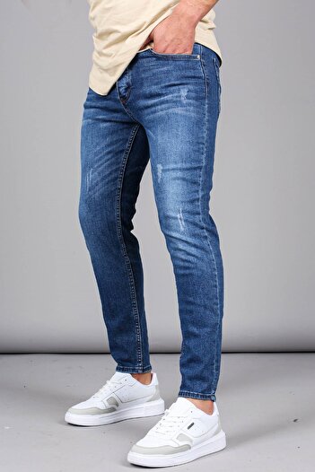 Madmext Világoskék Skinny Fit Jean T6315