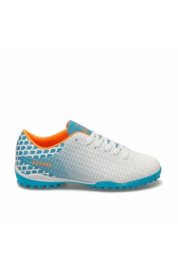 Kinetix Sergi Turf White-Turquoise-N.Orange Astroturf Shoes