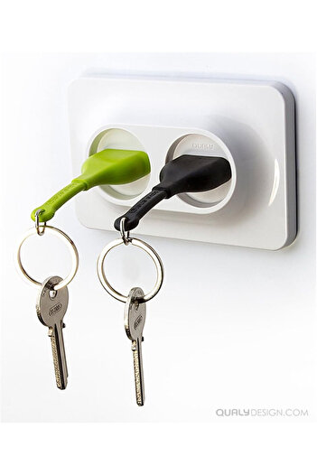 Generic 2pcs Keychain - Electric Key Shape - Yellow
