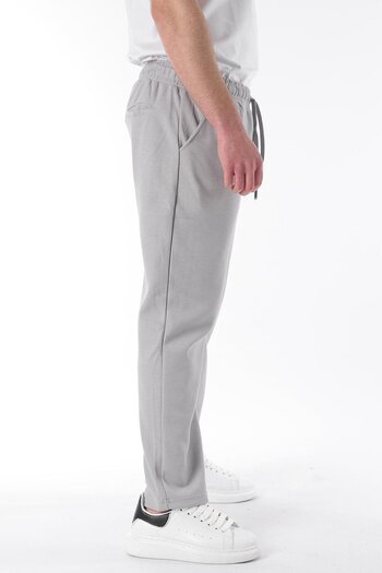 Madmext 6554 Model Gray Adjustable Waist Sweatpants
