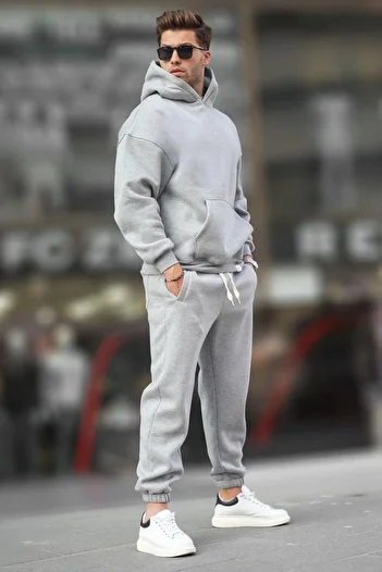 Madmext Σετ αθλητικής φόρμας Grimelange 5925 Hooded Basic