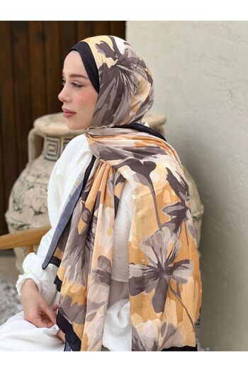 Modakaşmir Rhapsody Pattern Bamboo Shawl