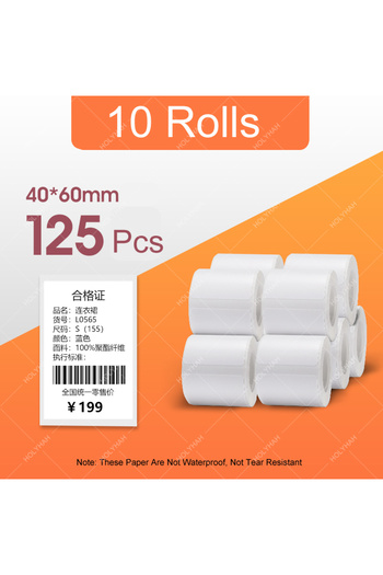 Choice1 10 rolls 4060 10 Rolls Cheapest B1 B21 B3S Thermal Lable Tape 5 Rolls 40mm 50mm Price Label Maker St