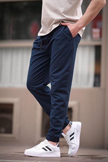Madmext Ανδρικό παντελόνι Jogger Petrol Blue 6529