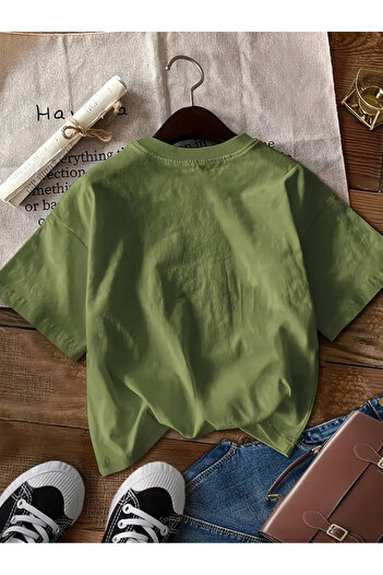 PENTHİLUS Women's Floral Print T-Shirt - Regular Fit Round Neck Short Sleeve T-Shirt with Lily Print,