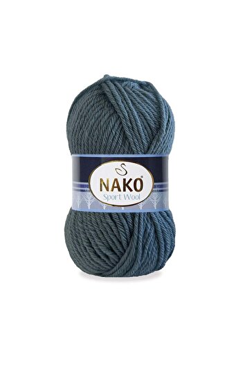 NAKO 5 штук Sport Wool 13876 Ручна пряжа для в'язання жилетів, кардиганів, шарфів, светрів