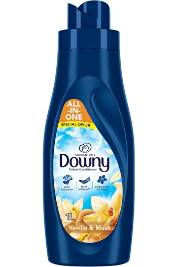 downy Fabric Conditioner, Concentrate, Vanilla & Musk Variant, Color Protection, More Softness, Long