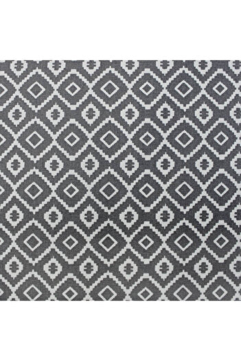 Homelux Table Runner 50X170 Cm 100% Cotton Gray/White