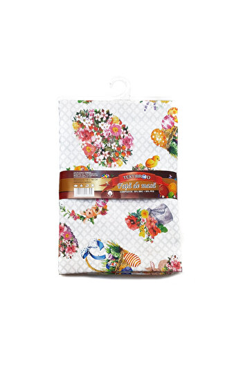 Homelux Tablecloth Easter 135X180 Cm 50% Cotton Multicolor