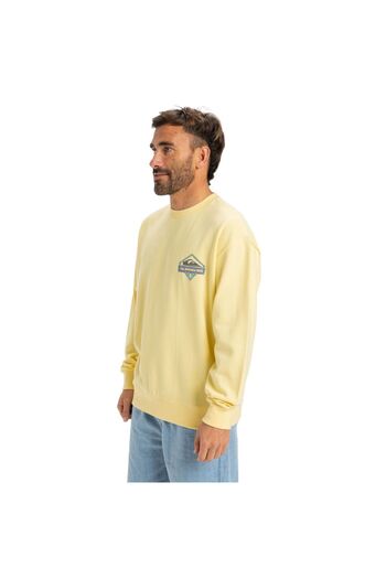 Quiksilver Ανδρικό κίτρινο φούτερ Spin Cycle Crew ΑΝΔΡΙΚΟ ΦΟΥΤΕΡ EQYFT05058