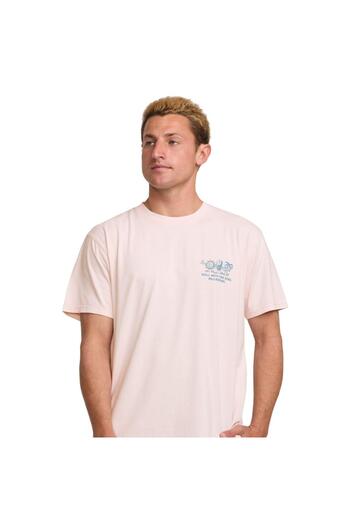 BİLLABONG Roll Premium Ww Ss Men's Pink T-Shirt Men's T-Shirt 24A521518