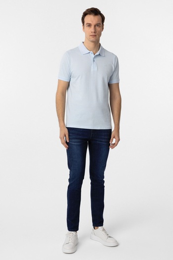 SÜVARİ Süvari Slim Fit Cotton Non-Shrink Fabric Polo Neck T-Shirt
