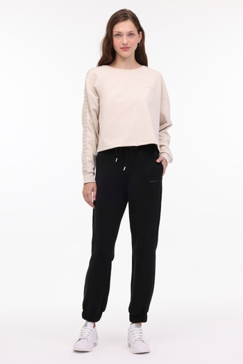 lumberjack WL CAMILA 22CT695 4PR SIYAH Kadın Eşofman Altı