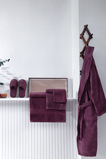 Yataş Essentials 3-Piece Bathroom Set |   Slippers (39-41) - Fuchsia