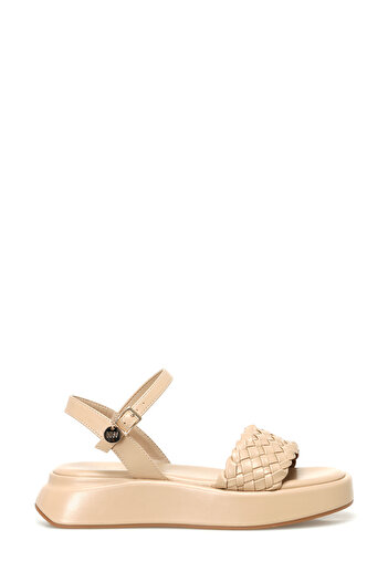 Nine West Tan Women's Thick Sole Sandals - VALLE 4FX