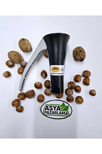 ASYA PAZARLAMA Walnut Cracker, Hazelnut Cracker, Shelled Nut Crusher, Metal Cracker