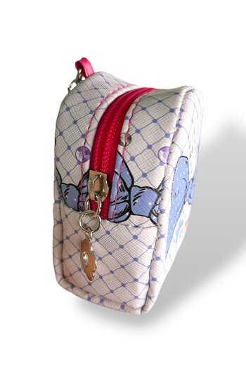TAKIŞTIR Blue Color Ribbon Figured Keychain / Wallet