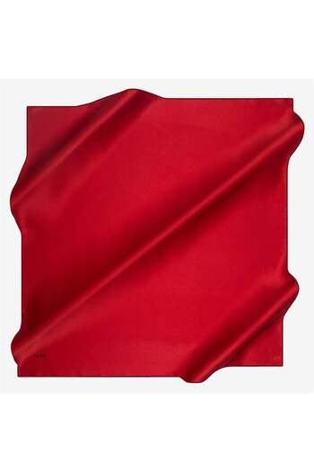 Aker Solid Color Stonewashed Silk Crepe Satin Scarf 7747758 -341