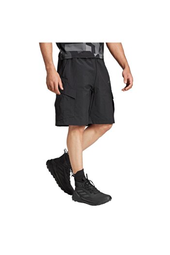 adidas Erkek Siyah Şort Cargo Shorts Je9420