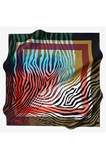 Aker Silk Crepe Satin Scarf 7651701 -341