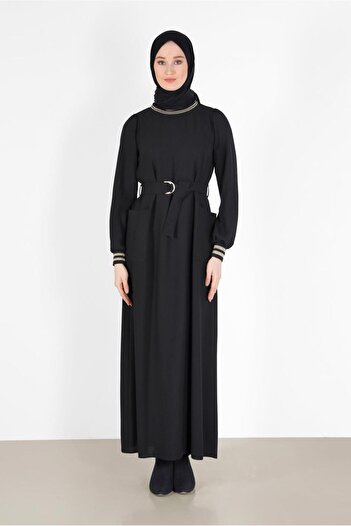 Alvina BANDED DRESS WITH ELASTIC CUFFS 42281