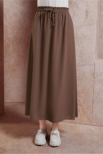 Alvina 60587 Model Hijab Skirt - Elastic Waist