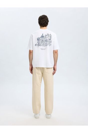 Selected Homme T-Shirt Loose Fit Print