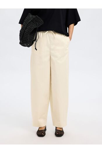 Selected Femme Barrel Fit Hosen Baumwoll
