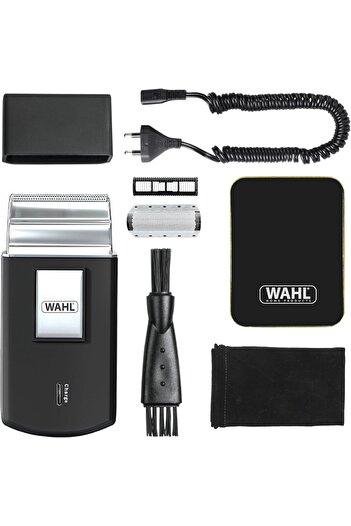 Wahl Wahl Travel Shaver - Cordless and rechargeable electric shaver for men, ideal for traveling, for cut