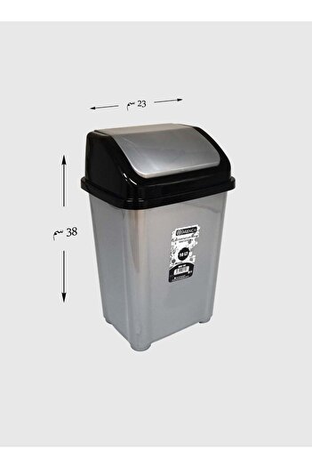 Living Trash can with fan cover made of plastic