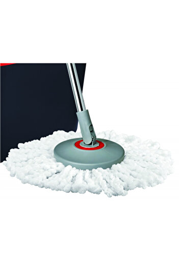 Herum Mop and bucket with pedal for wringing, Black/Red, 16 l