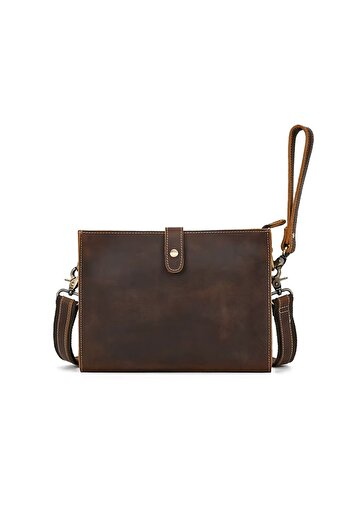 delis Men's bag, Lucianor GT3268, genuine leather, Brown