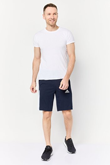 adidas Men Sportswear Fit Brand Logo Outdoor Shorts, Navy