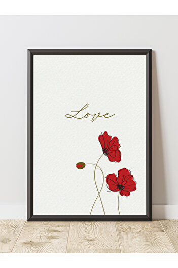 JESSE STORY Love Illustration Design Decorative Frameless Wall Painting (Poster)