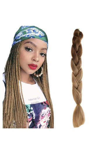zola ® synthetic hair extensions, light satin ombre, 60 cm