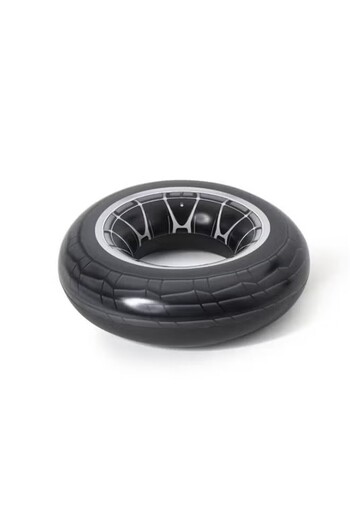 BESTWAY Bestway Large Black Swim Ring with Handle 119 cm - 26-36102