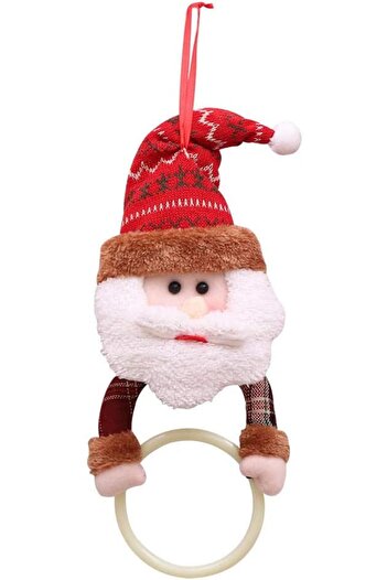 COOYA Cartoon Towel Ring, One Set, Cute Santa Claus, Hanging Type, Suitable for Bathroom, Bedroom