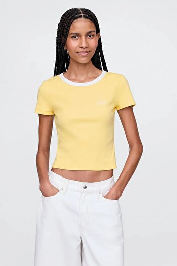 GAP V-Jpn Ss Small Logo Women's T-Shirt