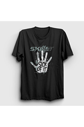 Presmono Μπλουζάκι Unisex Black Sick Of It Skillet 539853 ττ