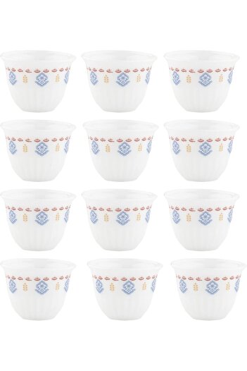 ALSAIF Coffee Cup Set, 12 Pieces, Medium Size, Multi-color, By Al Saif