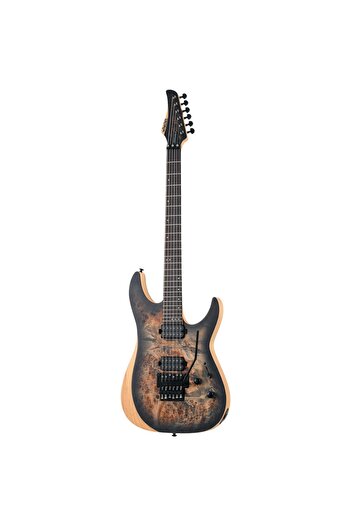 Schecter Reaper-6 FR Elektro Gitar (Satin Charcoal Burst)