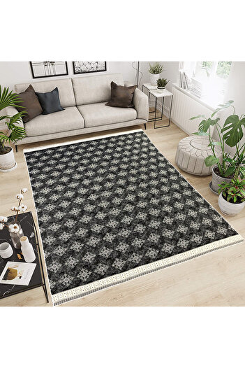 WOOF HOME Modern Cotton Carpet Cover Savan 6m2 Woven 200X300 Without Rubber
