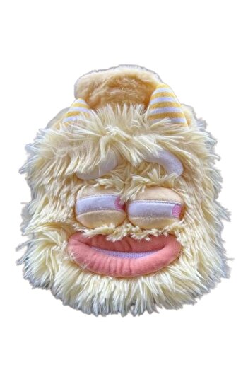 CAŞ DEKORASYON Yellow Color Monster Figured Plush Hot Water Bag