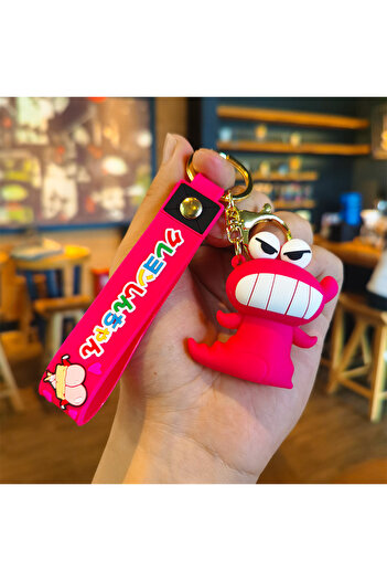 Choice 3 Cartoon Crayon Shin-Chan Silica Gel Key Buckle Creative Backpack Pendant Comic Ornaments Christma.