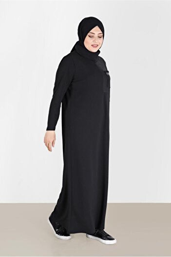 Alvina Shawl Collar Chain Detailed Dress - 20197
