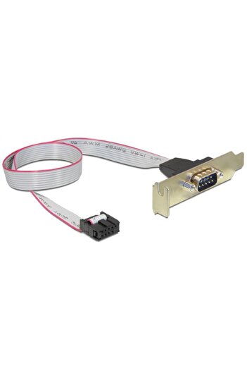 Gembird Cablu intern Gembird CC-DB9ML-01, Port serial DB9 - VGA, low-profile, 40cm, plat