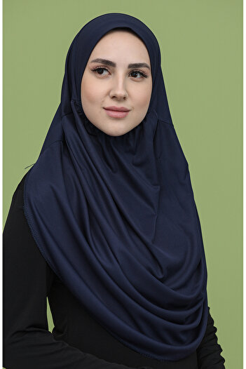 sefamerve 1402-05 Model Dark Blue Prayer Cloth
