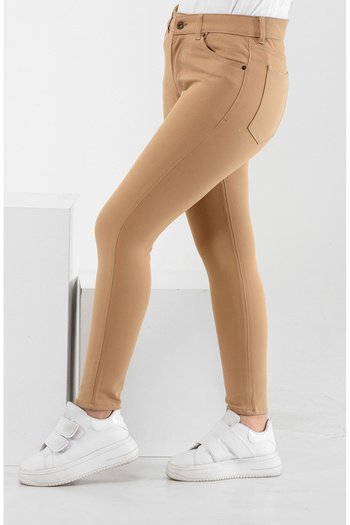 sefamerve Milky Brown Skinny Jeans - 30491-01